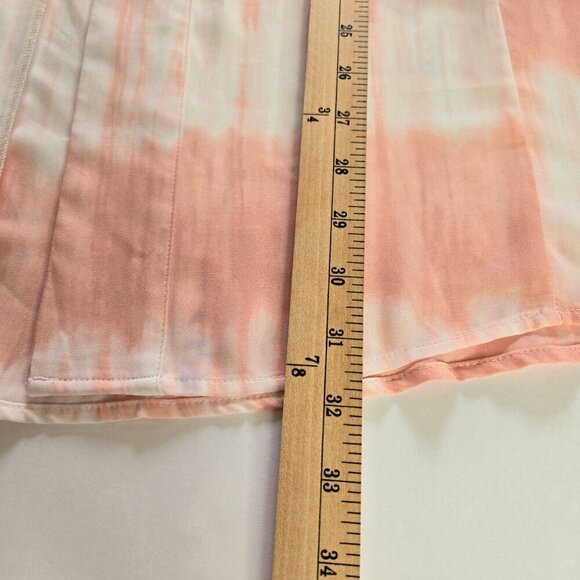Lane Bryant Tie Dye Pink & White Open Front Kimono Top Plus Size 18/20 - Picture 8 of 12